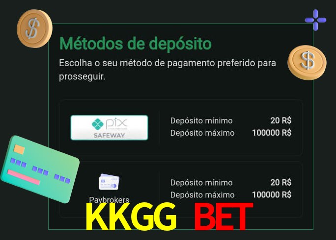 O cassino KKGG Bet oferece uma grande variedade de métodos de pagamento